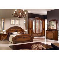 Кровать ФорестДекоГрупп Луиза 180x200 (орех) - Превью изображения №2 — Интернет-магазин ПроЗаказ