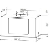 Кухонная вытяжка Faber Aria WH 72 305.0702.960 - Превью изображения №2 — Интернет-магазин ПроЗаказ