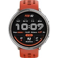 Умные часы Amazfit Active 2 Premium (серебристый, с черным кожаным ремешком) - Превью изображения №6 — Интернет-магазин ПроЗаказ