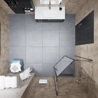 Душевой уголок Triton Дека-Блэк 100х100 (без поддона) - Превью изображения №7 — Интернет-магазин ПроЗаказ