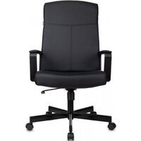 Офисное кресло Бюрократ Dominus (черный, экокожа) - Превью изображения №2 — Интернет-магазин ПроЗаказ