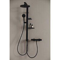 Верхний душ Ideal Standard BD581XG (черный матовый) - Превью изображения №3 — Интернет-магазин ПроЗаказ