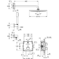 Душевая система  Grohe Grohtherm 34730000 - Превью изображения №4 — Интернет-магазин ПроЗаказ