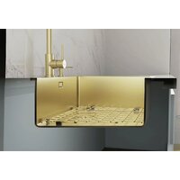 Кухонная мойка Kernau KSS U 61.1 1B SS Gold - Превью изображения №8 — Интернет-магазин ПроЗаказ