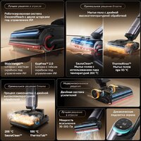 Вертикальный моющий пылесос Dreame H16 Pro Steam Wet and Dry Vacuum HHR48F (евровилка) - Превью изображения №18 — Интернет-магазин ПроЗаказ