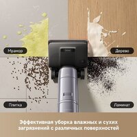 Вертикальный моющий пылесос Dreame H16 Pro Steam Wet and Dry Vacuum HHR48F (евровилка) - Превью изображения №7 — Интернет-магазин ПроЗаказ