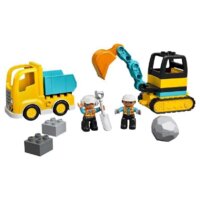 Конструктор LEGO Duplo 10931 Грузовик и гусеничный экскаватор - Превью изображения №3 — Интернет-магазин ПроЗаказ