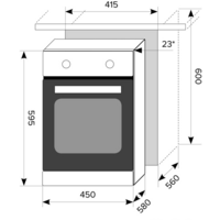 Электрический духовой шкаф LEX EDP 4590 BL Matt Edition - Превью изображения №6 — Интернет-магазин ПроЗаказ