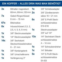 Универсальный набор инструментов Scheppach TB170 5909311900 (135 предметов) - Превью изображения №3 — Интернет-магазин ПроЗаказ