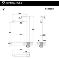 Смеситель Whitecross Y Y1213BL (черный мат) - Превью изображения №3 — Интернет-магазин ПроЗаказ