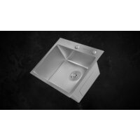 Кухонная мойка Astir Satin 50x44 (с сифоном, дозатором и коландером) - Превью изображения №8 — Интернет-магазин ПроЗаказ