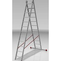 Лестница-стремянка Новая высота NV 522 двухсекционная индустриальная 2x12 ступеней - Превью изображения №3 — Интернет-магазин ПроЗаказ