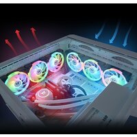 Комплект вентиляторов для корпуса Thermaltake Swafan EX14 ARGB TT Premium Edition 3-Fan Pack CL-F168-PL14SW-A - Превью изображения №6 — Интернет-магазин ПроЗаказ