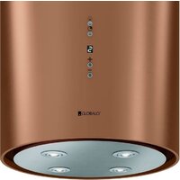 Кухонная вытяжка Globalo Cylindro Isola 39.7 (матовый медный) - Превью изображения №3 — Интернет-магазин ПроЗаказ