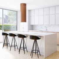 Кухонная вытяжка Globalo Cylindro Isola 39.7 (матовый медный) - Превью изображения №5 — Интернет-магазин ПроЗаказ