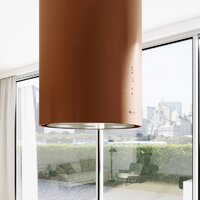Кухонная вытяжка Globalo Cylindro Isola 39.7 (матовый медный) - Превью изображения №7 — Интернет-магазин ПроЗаказ