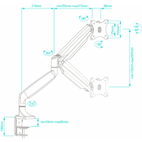 Кронштейн для монитора Onkron G100B - Превью изображения №5 — Интернет-магазин ПроЗаказ
