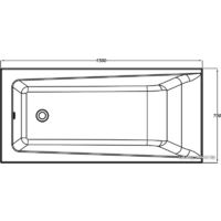 Ванна Cersanit Lorena 150x70 - Превью изображения №4 — Интернет-магазин ПроЗаказ