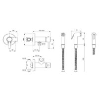 Гигиенический душ Ideal Standard IdealSpray BD130AA - Превью изображения №2 — Интернет-магазин ПроЗаказ