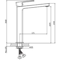 Смеситель Haiba HB11615 - Превью изображения №2 — Интернет-магазин ПроЗаказ