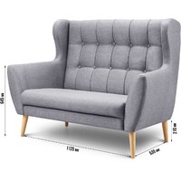 Диван Mio Tesoro Фиджи (Madagaskar 06/натуральное дерево) - Превью изображения №6 — Интернет-магазин ПроЗаказ