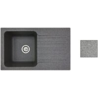 Кухонная мойка БелЭворс Styl L + смеситель W74004-9 + дозатор L405-1 (серый/сатин) - Превью изображения №6 — Интернет-магазин ПроЗаказ