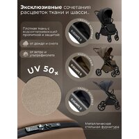 Коляска прогулочная «книга» Sweet Baby SBL Elegante D (бежевый) - Превью изображения №5 — Интернет-магазин ПроЗаказ