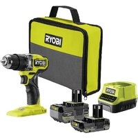 Ударная дрель-шуруповерт Ryobi RPD18C1-242S 5133006524 (с 2-мя АКБ, сумка) - Превью изображения №2 — Интернет-магазин ПроЗаказ