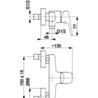 Смеситель Armatura Abasha 5236-010-00 - Превью изображения №4 — Интернет-магазин ПроЗаказ