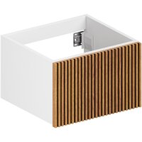 ЗОВ Тумба под умывальник Кито 40 K40LW0MRMC (белый/тростник)