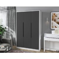 Шкаф распашной Интерлиния Концепт КТ-Ш3 (антрацит/белый платинум) - Превью изображения №4 — Интернет-магазин ПроЗаказ