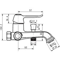 Смеситель Esko New York NY 54 - Превью изображения №2 — Интернет-магазин ПроЗаказ