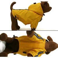 Дождевик для животных Puppia Base Jumper PEAF-RM03-YE-4L (желтый) - Превью изображения №4 — Интернет-магазин ПроЗаказ