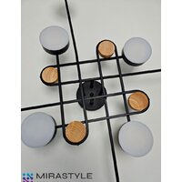 Припотолочная люстра Mirastyle SX-N-8996/8 BK - Превью изображения №13 — Интернет-магазин ПроЗаказ