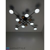 Припотолочная люстра Mirastyle SX-N-8996/8 BK - Превью изображения №12 — Интернет-магазин ПроЗаказ