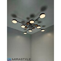 Припотолочная люстра Mirastyle SX-N-8996/8 BK - Превью изображения №11 — Интернет-магазин ПроЗаказ