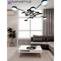 Припотолочная люстра Mirastyle SX-N-8996/8 BK - Превью изображения №4 — Интернет-магазин ПроЗаказ