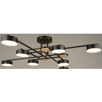 Припотолочная люстра Mirastyle SX-N-8996/8 BK - Превью изображения №2 — Интернет-магазин ПроЗаказ