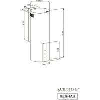Кухонная вытяжка Kernau KCH 0335 B - Превью изображения №3 — Интернет-магазин ПроЗаказ