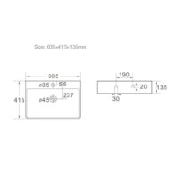 Умывальник SantiLine SL-1003MB - Превью изображения №2 — Интернет-магазин ПроЗаказ