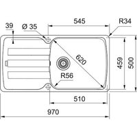 Кухонная мойка Franke Antea AZG 611-97 XL 114.0676.240 (каменный серый) - Превью изображения №2 — Интернет-магазин ПроЗаказ
