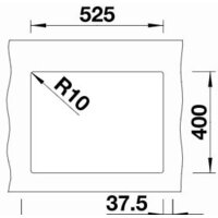 Кухонная мойка Blanco Subline 340/160-U 525985 (правая, черный) - Превью изображения №3 — Интернет-магазин ПроЗаказ