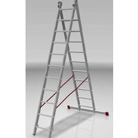 Лестница-стремянка Новая высота NV 522 двухсекционная индустриальная 2x11 ступеней - Превью изображения №3 — Интернет-магазин ПроЗаказ