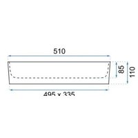 Умывальник Rea Avia U0840 - Превью изображения №2 — Интернет-магазин ПроЗаказ