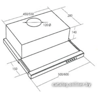 Кухонная вытяжка Akpo Light Glass 60 WK-7 (черный) - Превью изображения №4 — Интернет-магазин ПроЗаказ