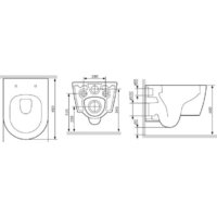 Унитаз подвесной AM.PM Func C8F1700SC - Превью изображения №10 — Интернет-магазин ПроЗаказ