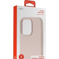 Чехол для телефона uBear Touch Mag Case для iPhone 13 Mini (розовый) - Превью изображения №5 — Интернет-магазин ПроЗаказ