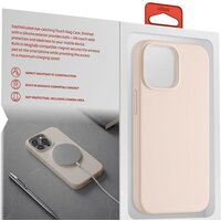 Чехол для телефона uBear Touch Mag Case для iPhone 13 Mini (розовый) - Превью изображения №6 — Интернет-магазин ПроЗаказ