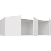 Шкаф распашной Аквилон Чарли №25.1 (белое сияние) - Превью изображения №2 — Интернет-магазин ПроЗаказ