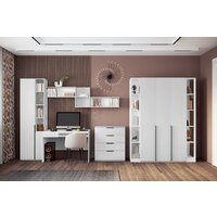 Шкаф распашной Аквилон Чарли №25.1 (белое сияние) - Превью изображения №13 — Интернет-магазин ПроЗаказ